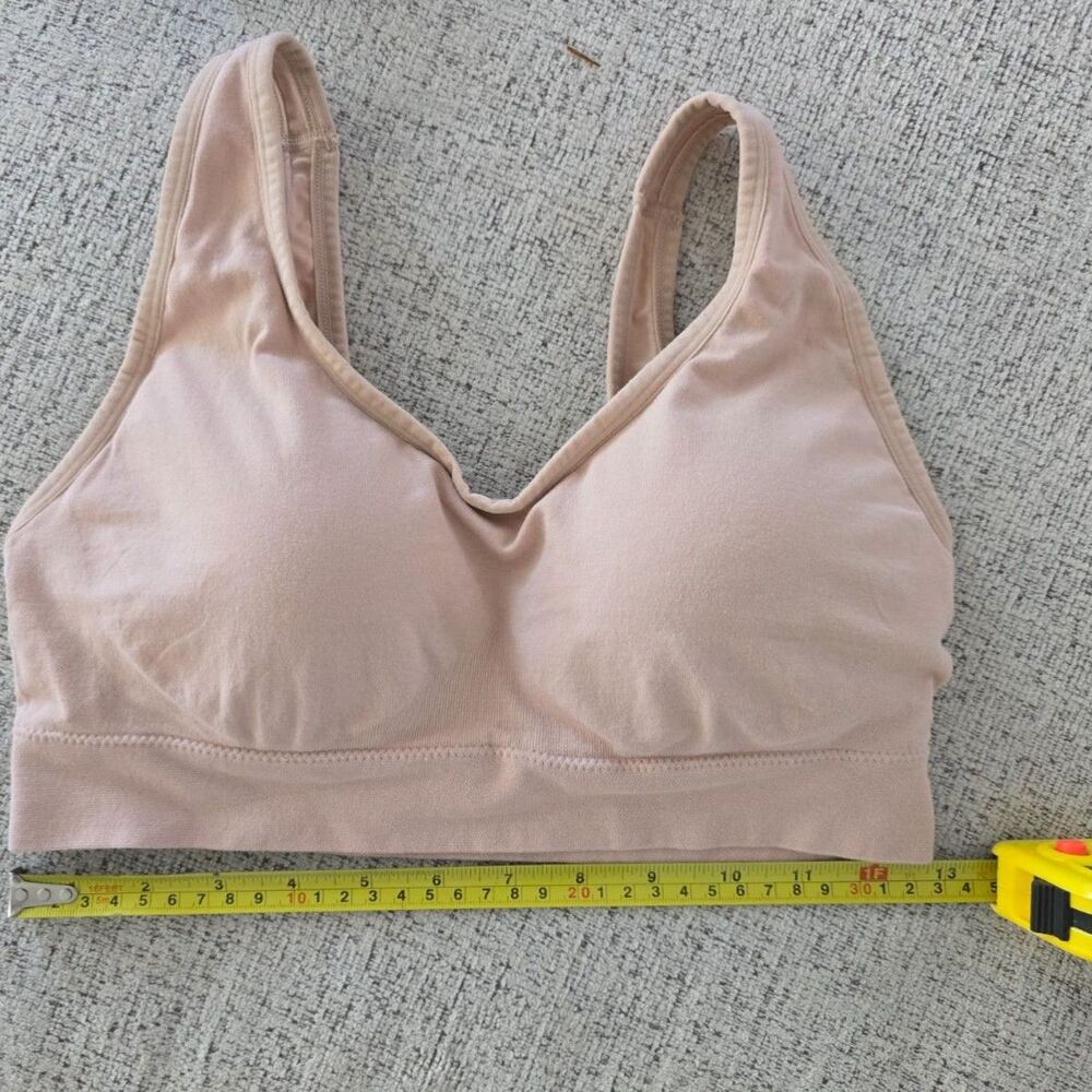 Jockey Generation Seamfree Back Smoothing Bralette Nude Beige Large Wireless Bra - Picture 4 of 5
